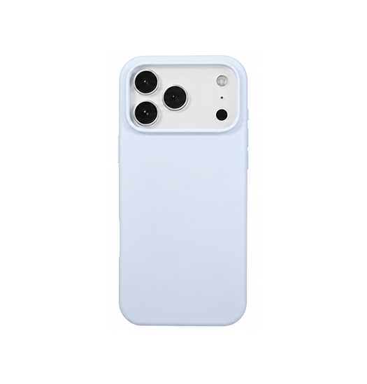 Iphone 17 Pro Max Delx Trade  Pastel Silikone Cover Cloudy Blue