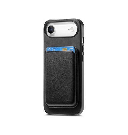 Iphone 17 Air Valora Trade  Magsafe Cover Med Aftagelig Kortholder Retro Sort