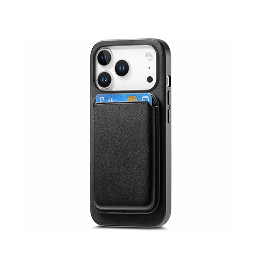 Iphone 17 Pro Valora Trade Magsafe Cover Med Aftagelig Kortholder Retro Sort