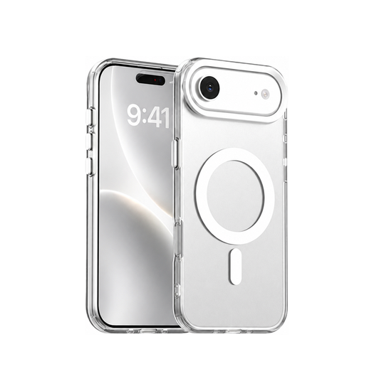 Iphone 17 Air Delx Trade  Frosted Cover    Magsafe Hvid