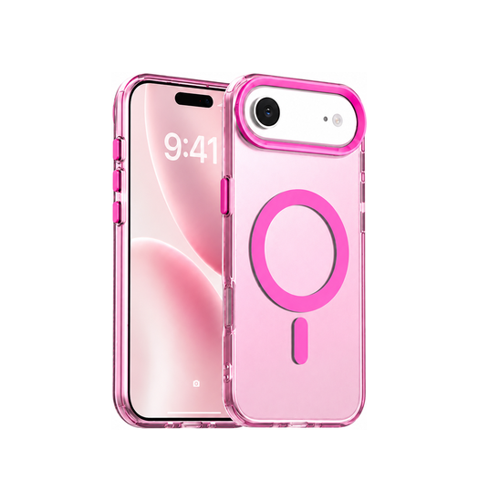 Iphone 17 Air Delx Trade  Frosted Cover    Magsafe Pink