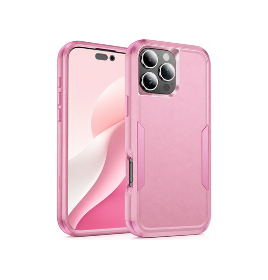 Iphone 16 Pro Max Realike Trade  Pro Stødsikkert Håndværker Cover Pink