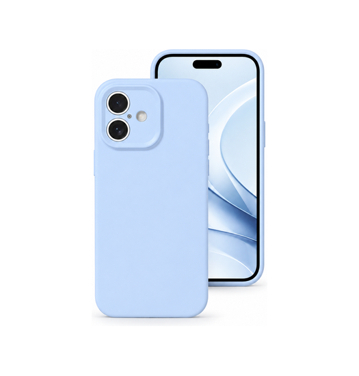 Iphone 16 Plus Deluxe Trade  Jelly Silikone Cover Sky Blue