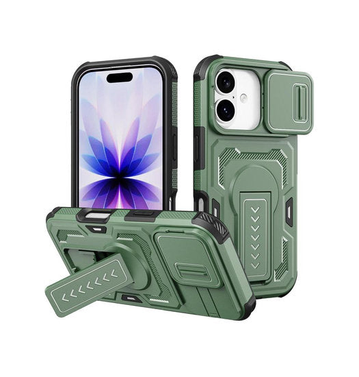 Iphone 18 Tough Cover Stander Grøn