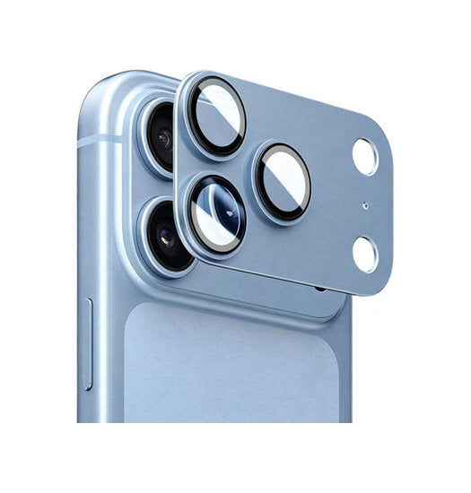 Iphone 18 Pro Max Kalebol Trade  Metal Kamera Linse Beskyttelsesglas Blå