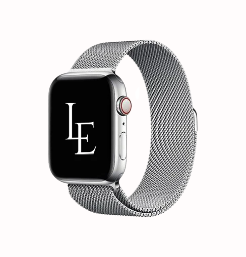 Apple Watch  38-40mm  Milanese Rustfri Rem Sølv