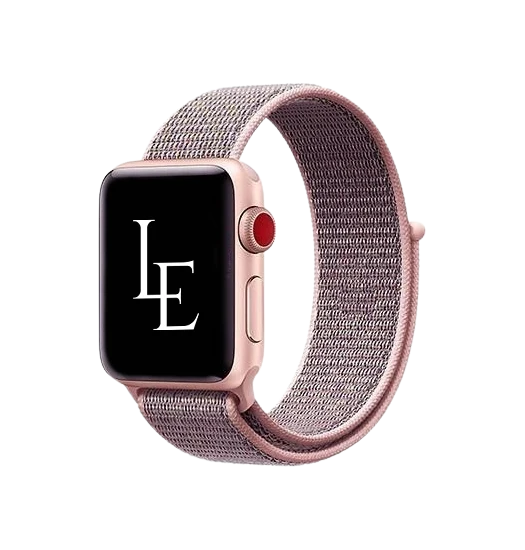 Apple Watch  38-40mm  Realike Nylon Urrem Armbånd Rose