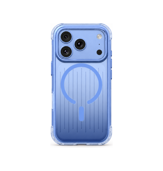 Iphone 18 Pro Max Airguard Cover Trade  Magsafe Silikone Cover Blå