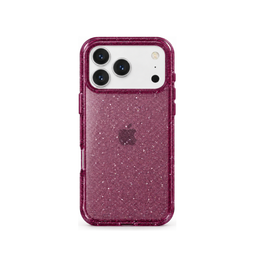 Iphone 18 Pro Delx Trade  Glitter Silikone Cover Lilla
