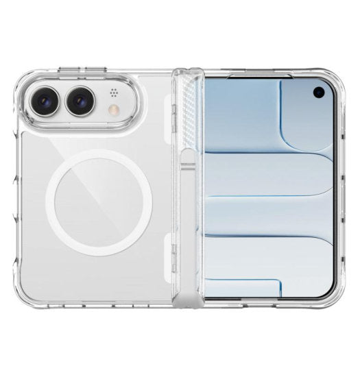 Iphone Duo Delx Trade  Magsafe Cover    Kickstand Gennemsigtig
