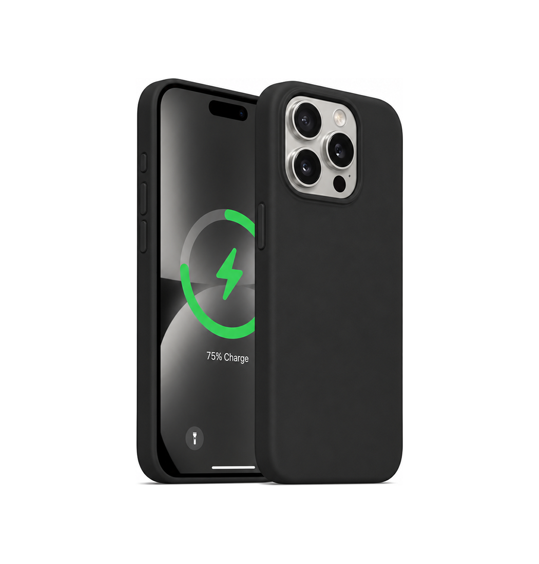 Iphone 11 Pro Deluxe Trade  Soft Touch Silikone Cover Sort