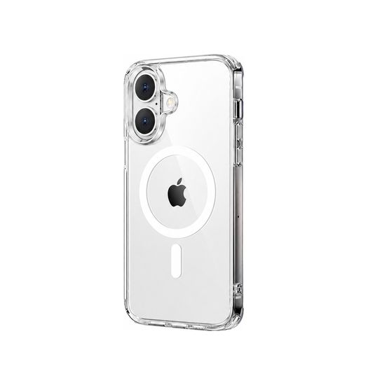 Iphone 16 Delx Trade  Magsafe Silikone Cover Gennemsigtig