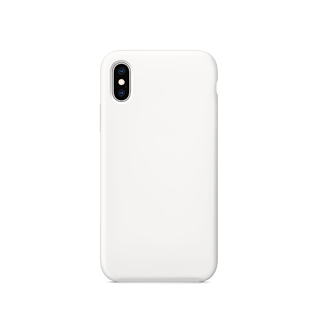 Iphone     Deluxe Trade  Soft Touch Silikone Cover Hvid Gennemsigtig