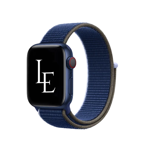 Apple Watch 38 40 41 42mm Empiri Trade Sport Nylon Velcro Rem Navy