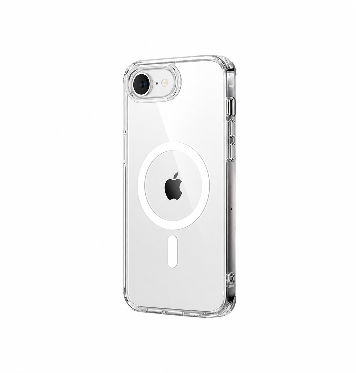 Iphone 17e   16e Delx Trade  Magsafe Silikone Cover Gennemsigtig