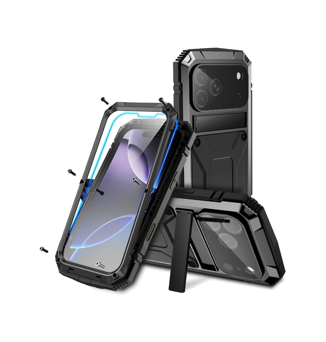 Iphone 18 Pro -just Trade Safeguard Vandtæt 360 Cover Sort