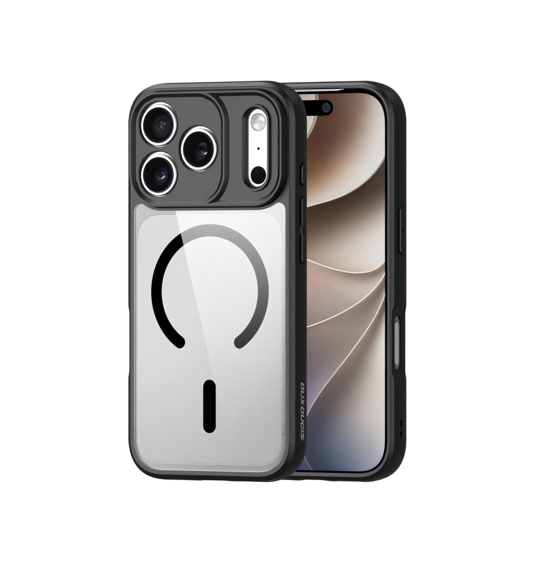 Iphone 18 Pro Dux Ducis Trade Aimo Magsafe Cover Sort Gennemsigtig