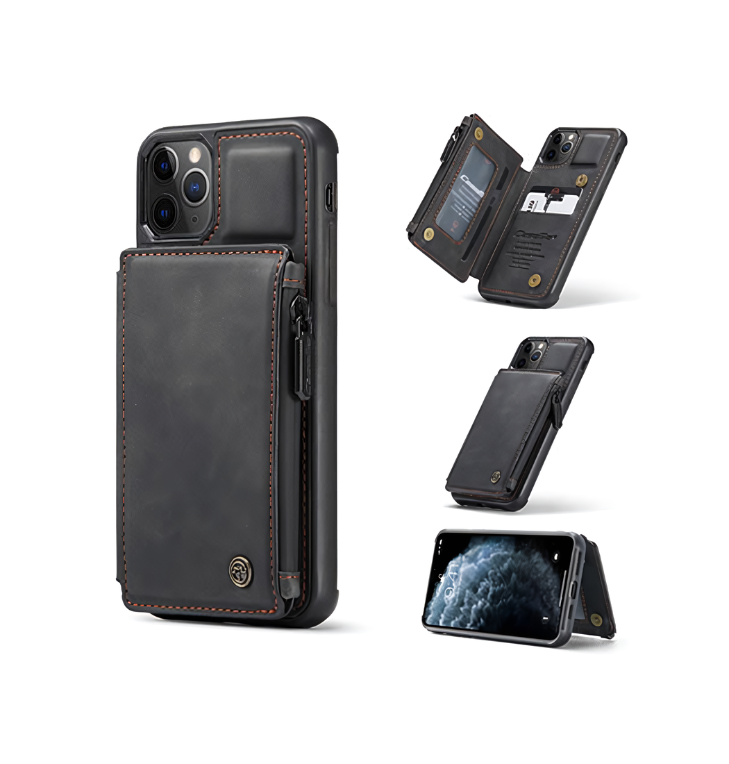 Iphone 11 Pro Caseme Trade æra Læder Etui Bag Pung