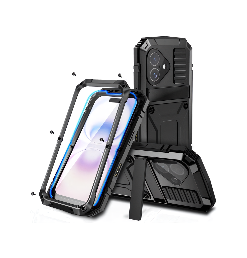 Iphone 18 -just Trade Safeguard Vandtæt 360 Cover Sort