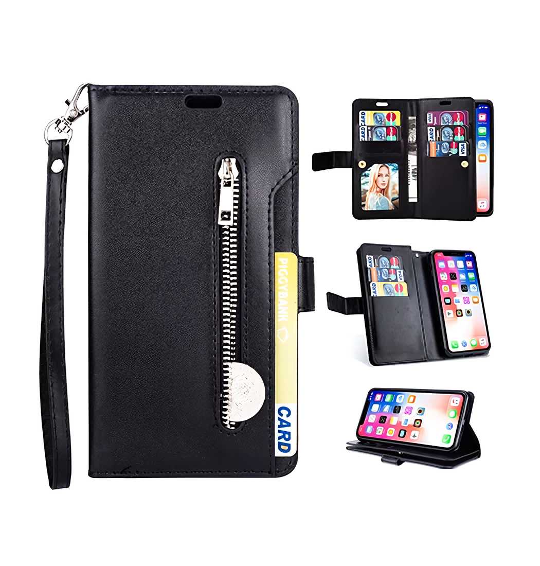 Iphone     Platinum Multi Etui      Kort Pung Sort