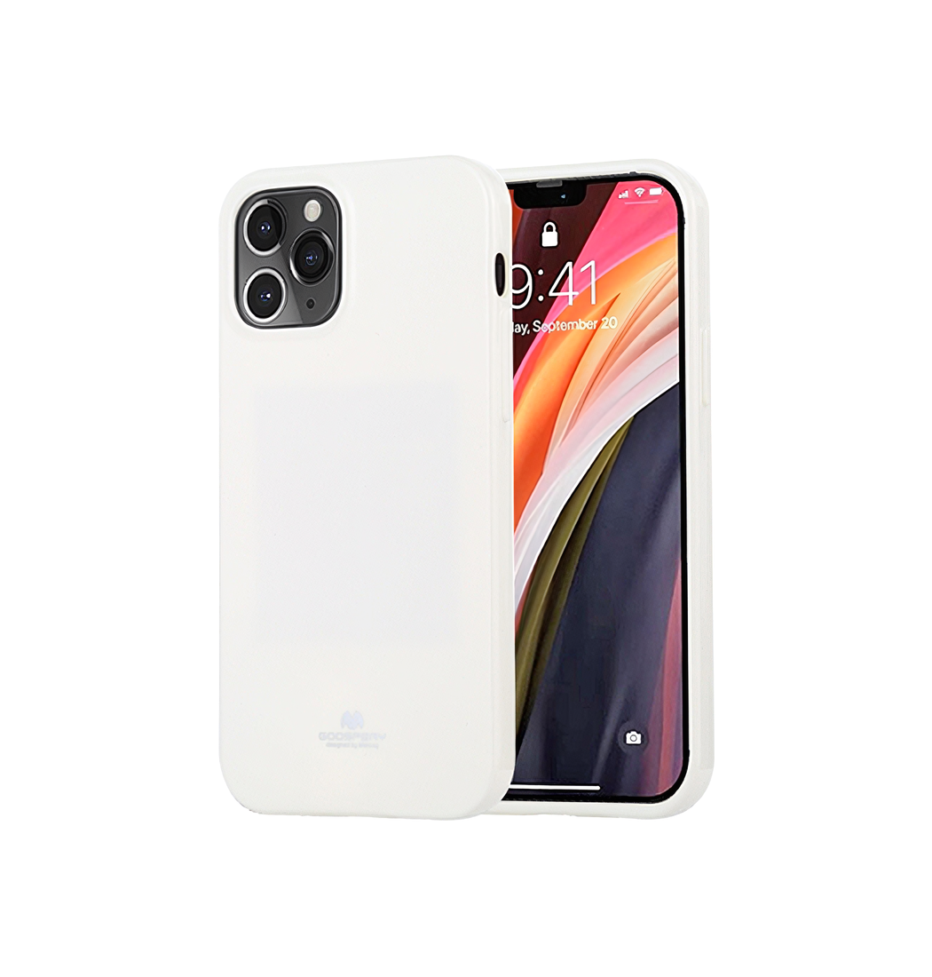 Iphone 12 Pro  Goospery Trade  Delight Silikone Cover Snow White