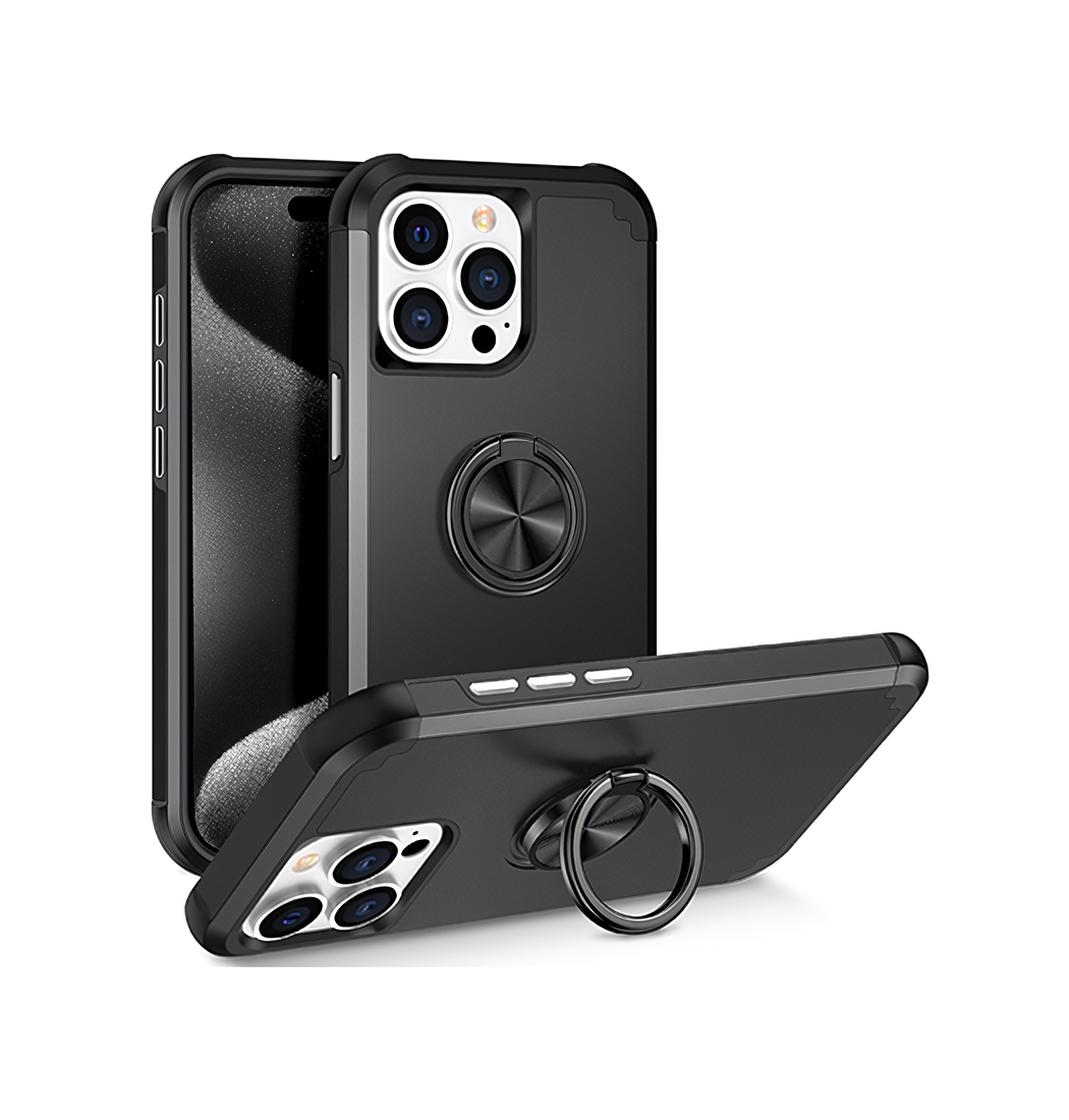 Iphone 15 Pro Max Delx Trade Håndværker Cover Ringholder Sort
