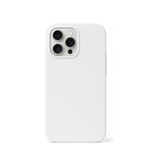 Iphone 13 Pro Delx Trade  Pastel Silikone Cover Hvid Lysegrå