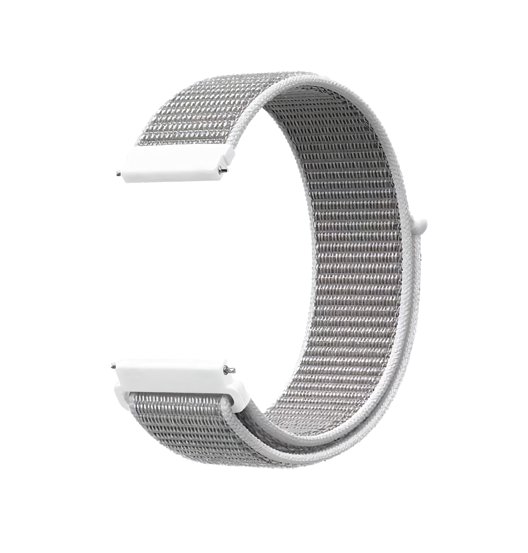 Samsung Galaxy Watch 40mm Empiri Trade Nylon Velcro Rem Sølv