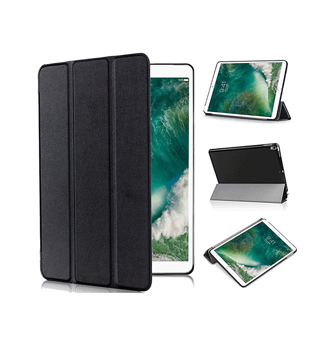 Ipad 11 Quot   2025    Ipad 10   Quot   2022    Design Trade  Smart Trifold   Læder Cover Sort