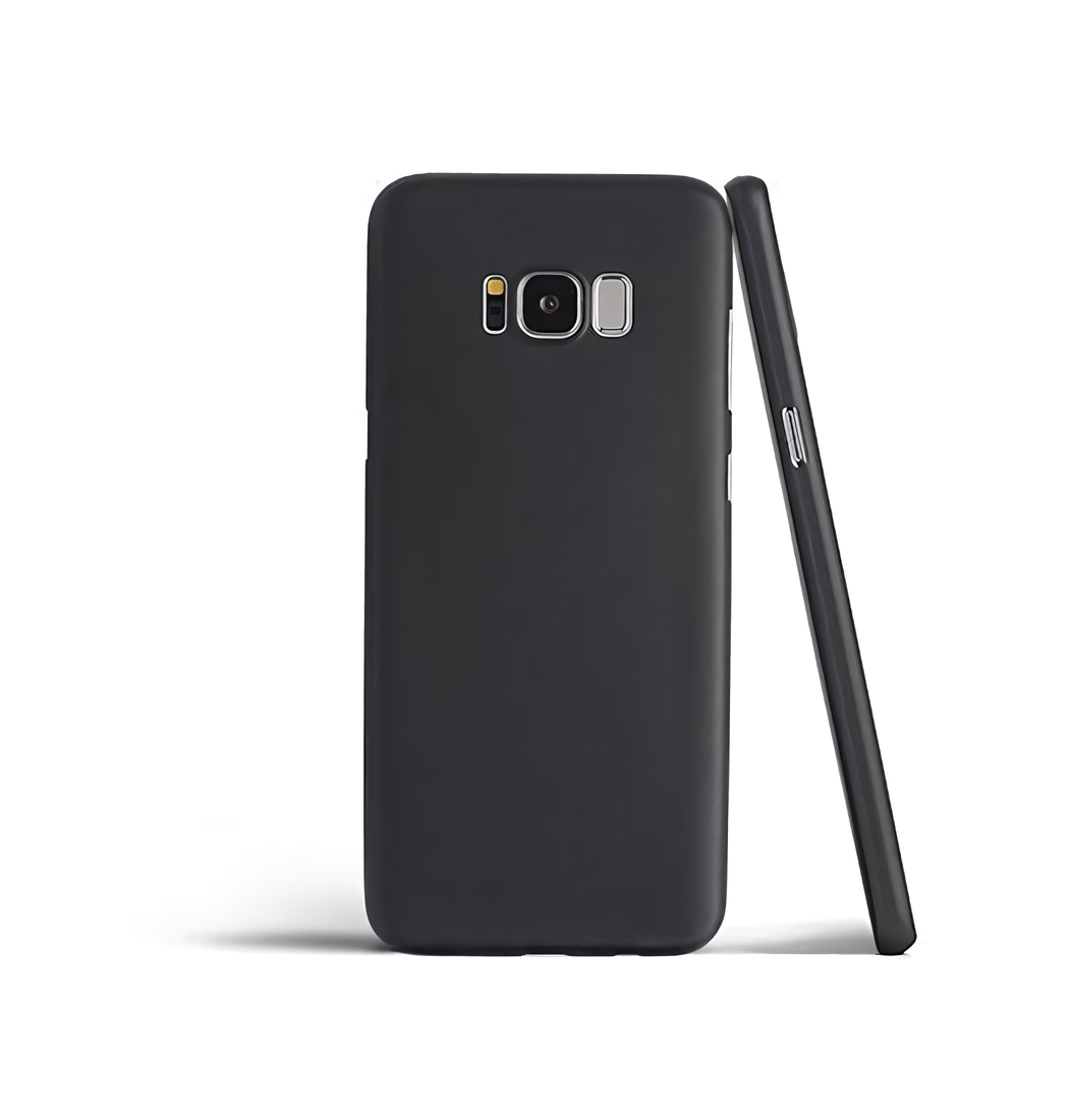Samsung Galaxy S8 Plus Ultratynd Matte Series Cover Sort Gennemsigtig
